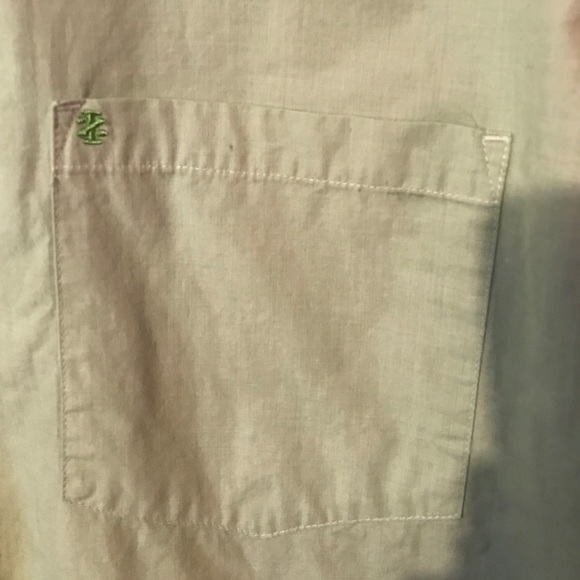 Izod Light Green LS Button Down Shirt Mens Large L - Picture 3 of 12